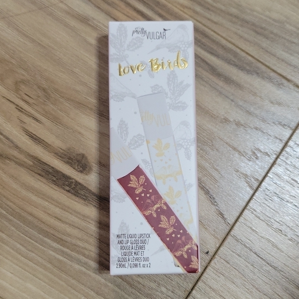Pretty Vulgar Love Birds Matter Liquid Lipstick & Lip gloss Duo - Picture 2 of 3